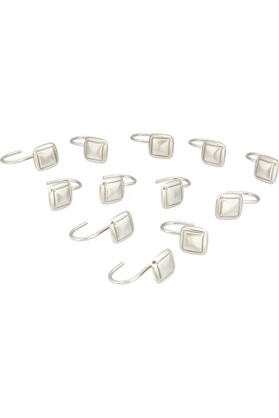 Amazon Set of 12 Decorative Shower Curtain Hooks and Hooks