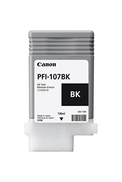 Canon PFI-107BK Black Siyah Plotter Kartuş IPF770-775