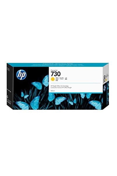 HP 730 Yellow Sarı 300 Ml Plotter Kartuşu P2V70A