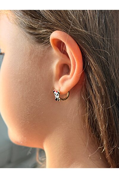 Liora Panda Model Children's Earrings