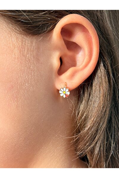 Liora Daisy Flower Model Children's Earrings