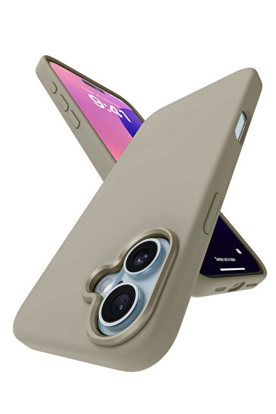 Wtech غطاء حماية سيليكون سائل ناعم لهاتف Apple iPhone 17 5G 2025