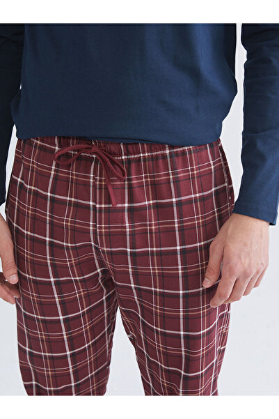 LC Waikiki Yeni Sezon Standart Kalıp Ekose Erkek Pijama Alt