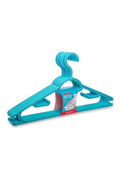 levent حامل ملابس ذكي كبير الحجم باللون الفيروزي، طقم من 6 قطع