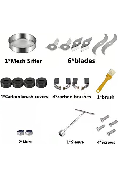 Generic Electric Grain Grinder Mill 800g High-speed Spice Herb Mill Commercial Powder Machine for Dry Cerea