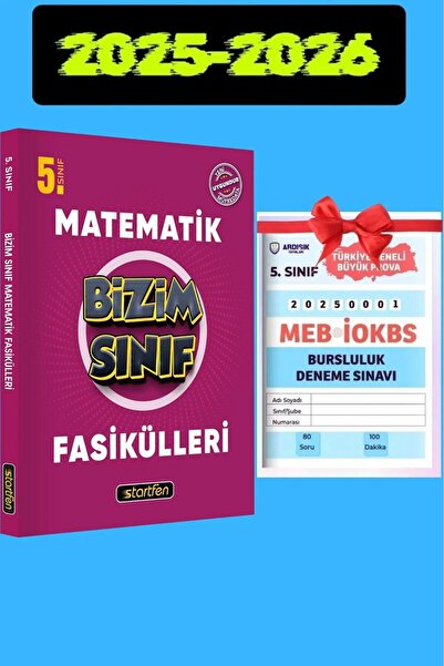 Startfen 5. Sınıf Bizim Sınıf Matematik Etkinlikli Soru Bankası