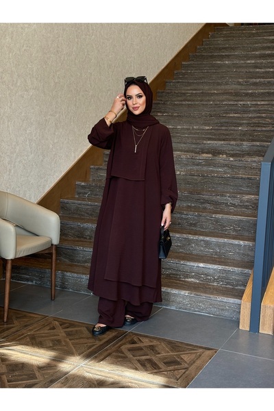 sevannaluxurydesign Asymmetrical Detail Tunic & Pants Set