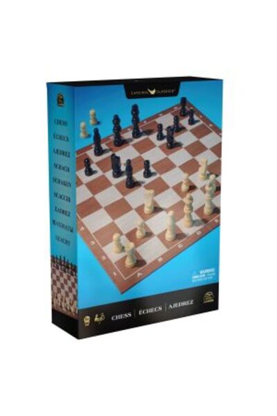 Mercaton Domino, Chess - Wooden Chessboard Game