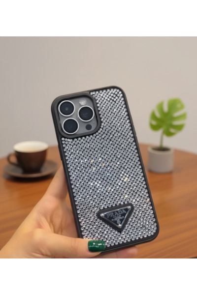 Taşlı Işıltılı Lüks iPhone 14 pro max Kılıfı