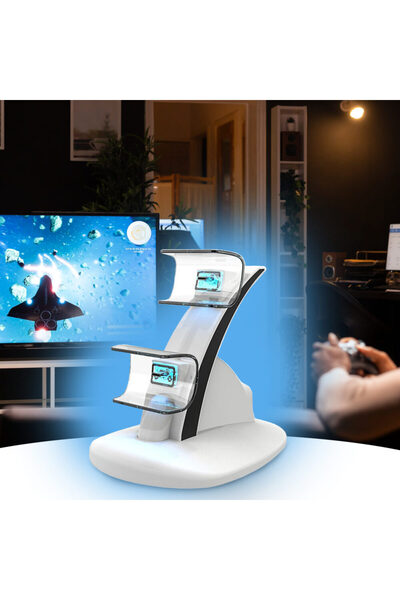 zola Docking station, for 2 PS5 Controllers, 2 USB C ports, 5V, fast charging