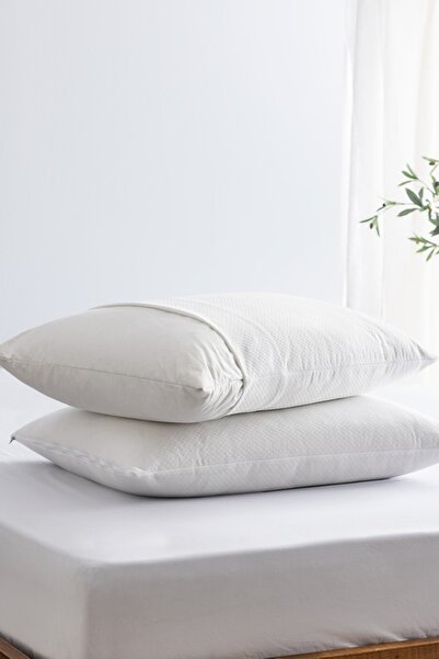 Madame Coco New Season Blanch 2-Piece Liquid-Proof Pillow Protector - White -...