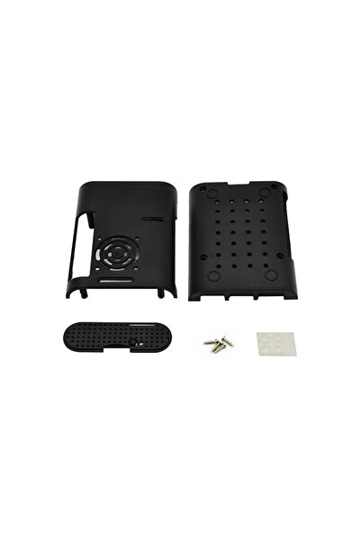 Generic Raspberry Pi 5 Case with Active Cooler Heatsink PWM Adjustable Speed Cooling Fan Slim ABS Enclosure