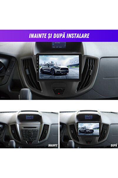 MaxTech Navigatie Ford Transit 2014-2015 dedicata, 6 GB Ram 128 GB Rom OctaCore, Carplay & Android auto