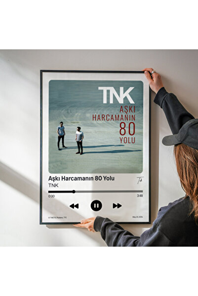 Thetic TNK - 80 de moduri de a spăta timpul cu dragoste Colecție de singleuri PREMIUM Poster Spotify - Poster cu cântec!