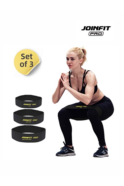 JOINFIT Pro Hip Aerobics and Exercise Resistance Band 3 Pieces