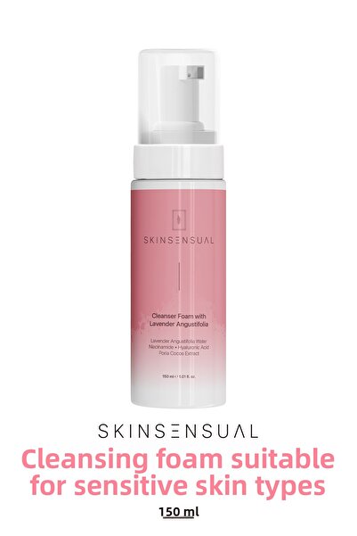 Skin Sensual رغوة منظفة باللافندر والنياسيناميد وحمض الهيالورونيك
