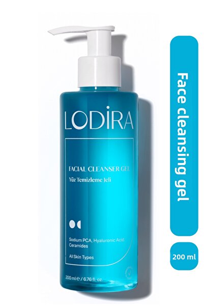 Lodira Cosmetic جل غسول الوجه لموازنة الدهون وتفتيح البشرة مناسب لجميع أنواع ...