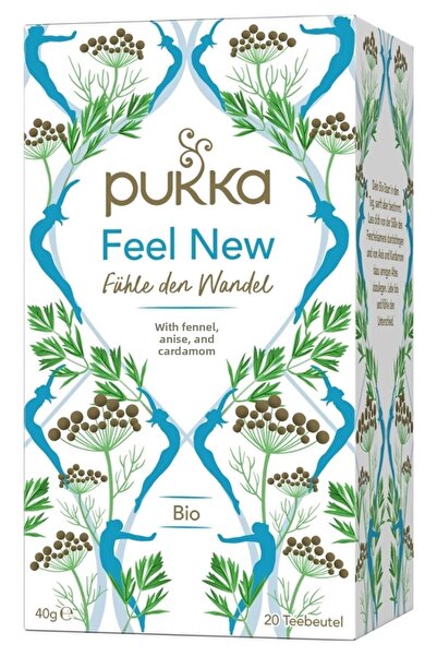 Pukka Feel New Herbal Tea Cup Sachet Tea 20 Pieces