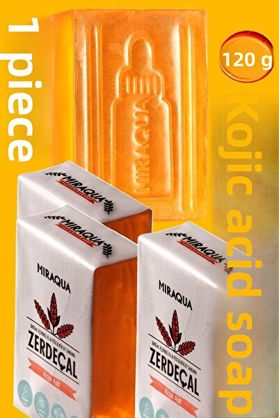 Miraqua صابون حمض الكوجيك، مصل حمض الكوجيك بالكركم، صابون حمض الكوجيك المضاد للعيوب، صابون حمض الكوجيك بالكركم