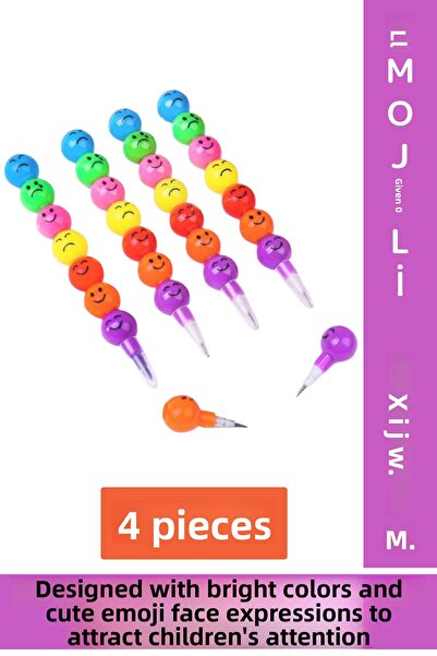 Wintoup قلم ترفيهي للأطفال مثير للاهتمام في المدرسة مع رؤوس قابلة للتغيير ورم...