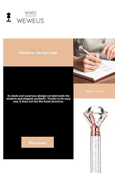 Weweus White Magic Design Ballpoint Pen