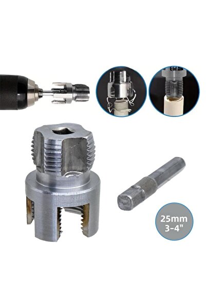 Titi 6424 Pvc Pprc Pipe Internal and External Threading Tool 3/4\" (25 mm)