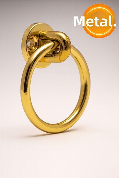 Badem10 Mobilier Pendul Sertar Bucătărie Dulap Mâner dulap Mâner Mâner Inel metalic (AUR)