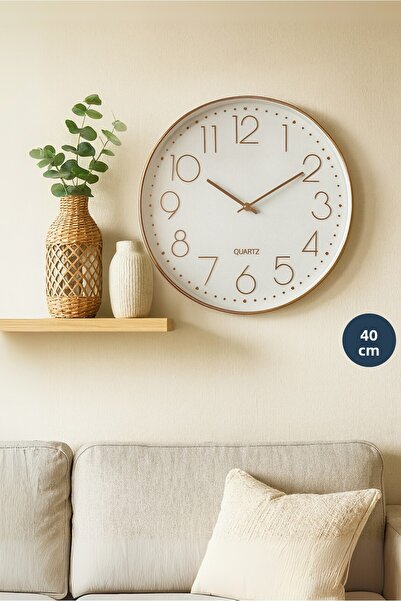HOMİNG Liva Rose Gold 40 cm Wall Clock 242275