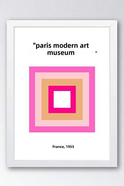 Saturn Musee d' Art Moderne de Paris 1955 Poster de expoziție Pictură înrămată - Decor de perete în stil eclectic