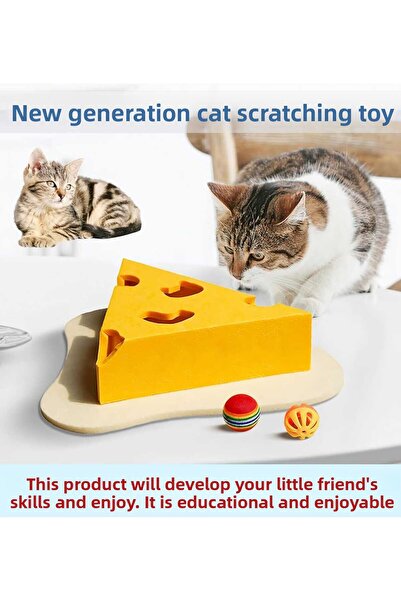 Cat Butler منزل لعب القطط المرحة من جيسا - تصميم شريحة الجبن، لعبة تنمية الذكاء