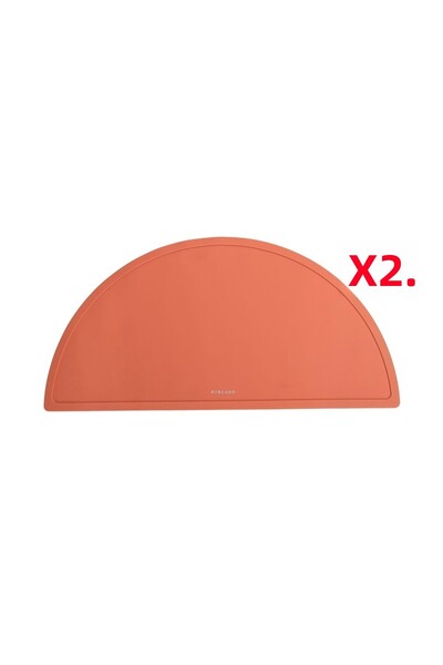 Porland Fancy Silicone Dusty Clay Baby Mat 2-Pack 45 cm