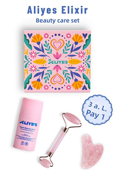 aliyes beauty elixir مجموعة العناية بالجمال من عليي l زيت العناية الليلية الط...