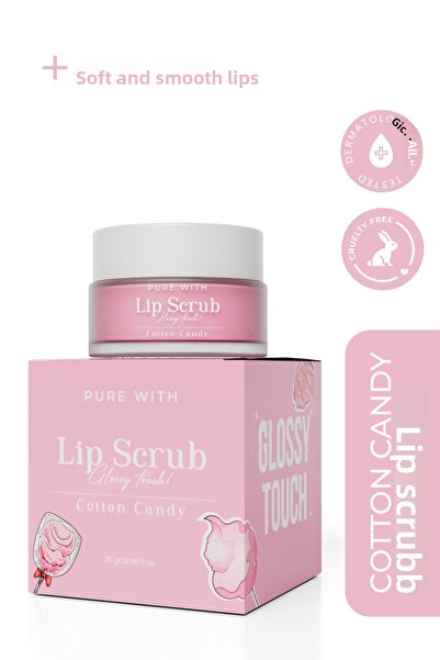 Pure With Glossy Touch Lip Peeling Cotton Candy