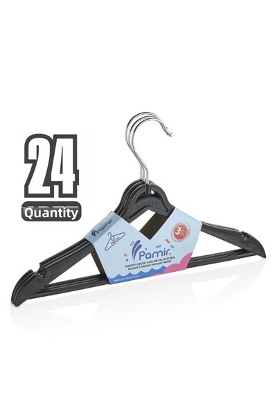 Beray 24 Pieces Special Design - Wooden Look Children and Baby Clothes Hanger Clothes Hanger