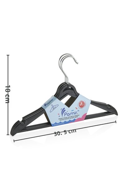 Beray 12 Pieces of Specially Designed Wooden-Looking Children's and Baby Clothes Hangers