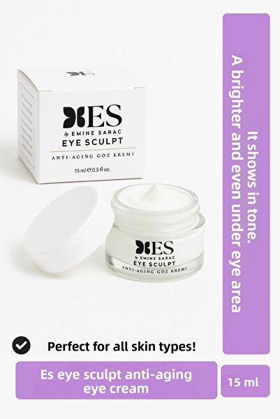 HANDMADE BY EMİNE SARAÇ كريم العين المضاد للشيخوخة من إي إس آي سكالبت 15 مل
