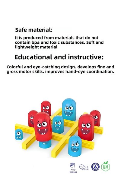Kiki Zip Zip Heads, Box Game, Children's Activity Game, Kindergarten Activity Set