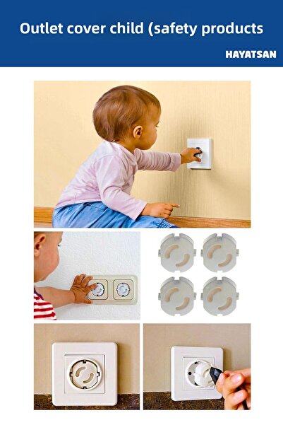 Nobel Outlet Cover – Child Safety Product Set of 6 White