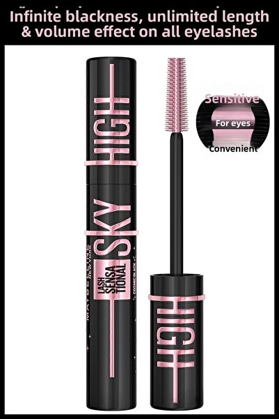 Maybelline New York Black Mascara Lash Sensational That Gives 24-Hour Length ...