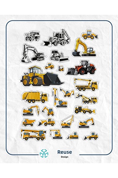 Reysa Tasarım مجموعة ملصقات آلات الأعمال - 2 19 قطعة للهاتف، والكمبيوتر اللوح...