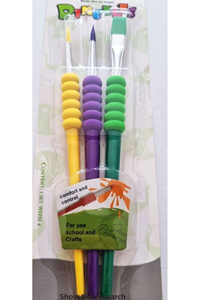 Modellino Colorful Pinceles with 3 Silicone Bracelets Watercolor Acrylic Paint Oil Paint Brush