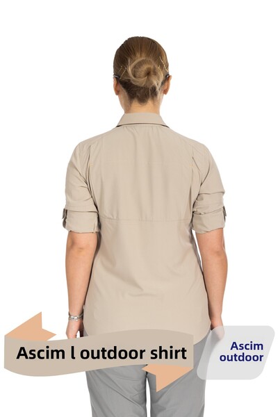 ASCİM Ascim Outdoor Women's Shirt |   Beige
