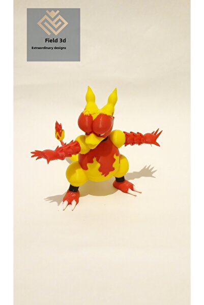 SAHAA مجسم بوكيمون ماجمار 10×10 سم