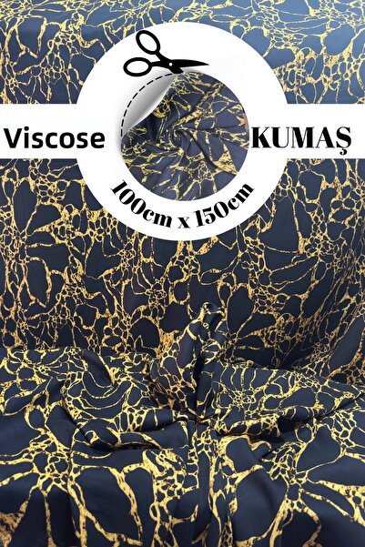 kumaş sarayı Viscose Fabric 100% Cotton - Special Series - Dress Fabric - Eve...