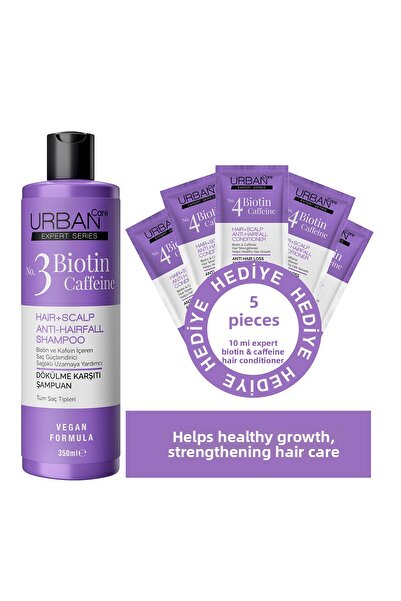 Urban Care Expert Biotin and Caffeine Anti-Hair Loss Shampoo + Conditioner Gift