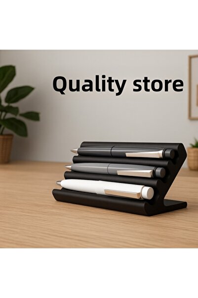 Mutu Store حامل أقلام حديث مكون من 3 طبقات - منظم أقلام لسطح المكتب