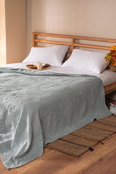 VAROL Jacquard Bamboo Double Pike Balder Green