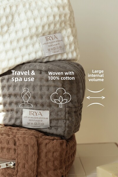 İrya Aura Waffle Towel Care Bag Gray