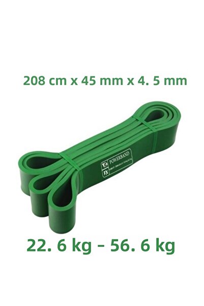 XTR Fitness Resistance Rubber Resistance Band and Exercise Rubber Green Heavy Hard