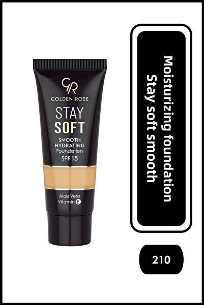 Golden Rose Stay Soft Smooth Hydrating Foundation No: 210 - Nemlendirici Fond...